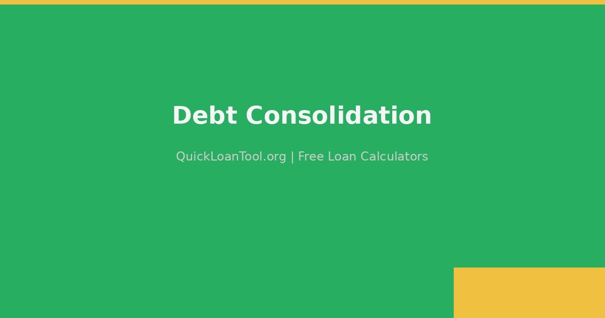 Debt Consolidation Explained