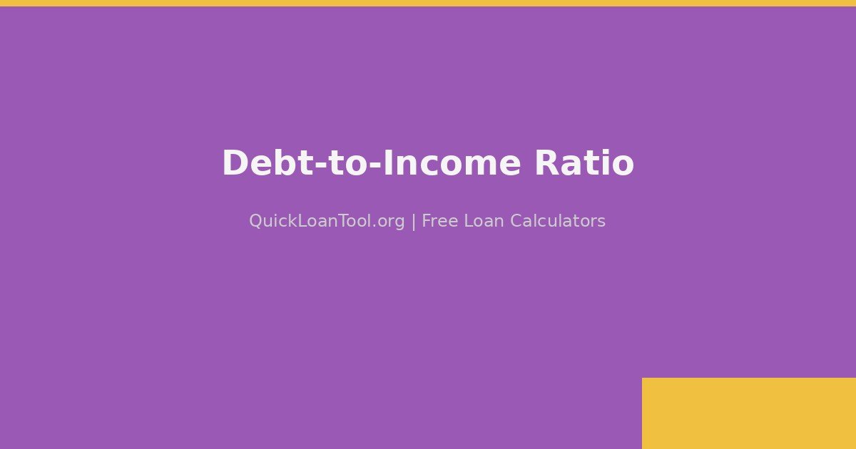 Debt To Income Guide