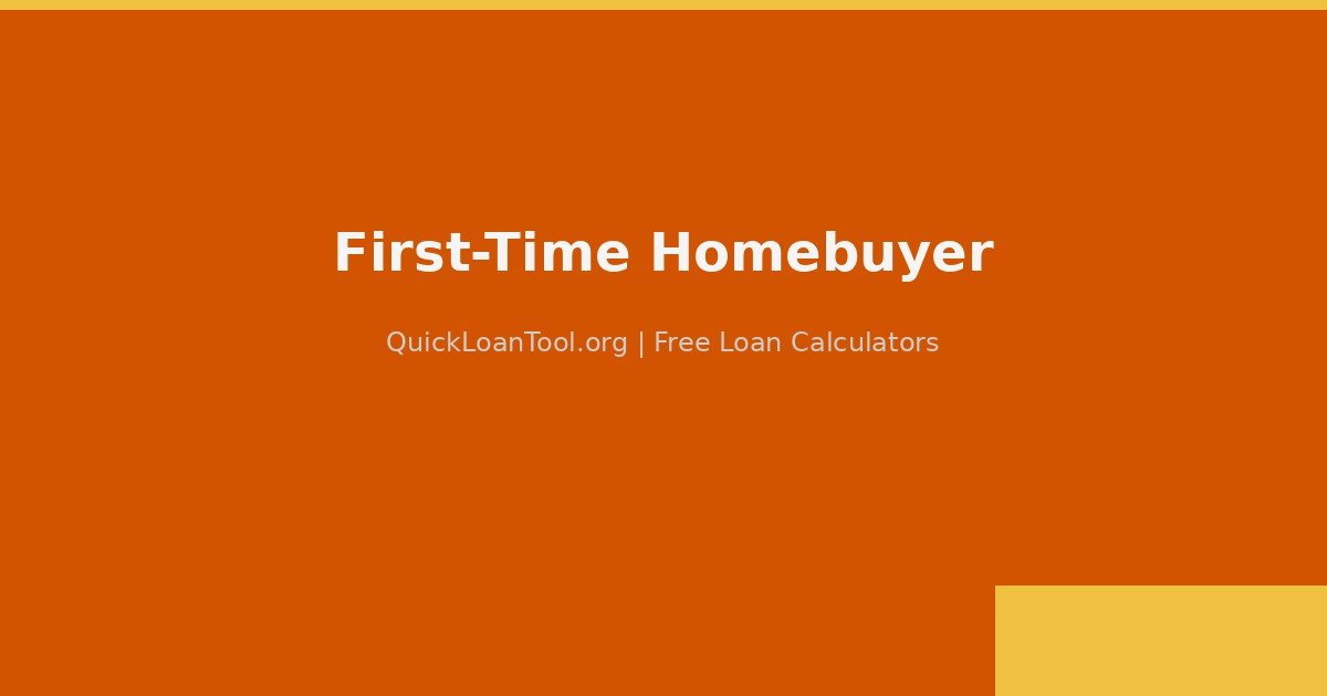Mortgage First Timers