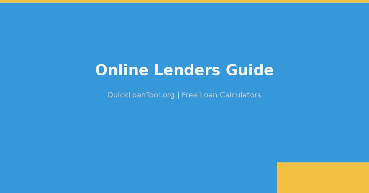 Online Lenders Guide