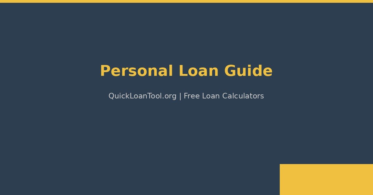 Personal Loan Guide